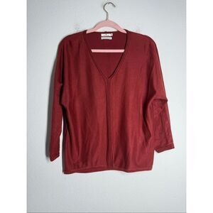 TOM TAILOR Women V-Neck Pullover - Jumper Sweater Size XS Ecological Viscose